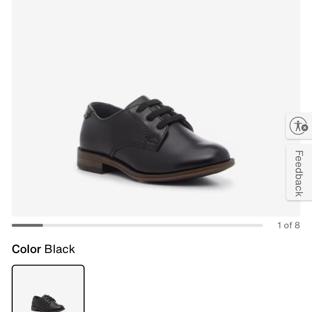 Mix No. 6 Black Kids Dress Shoes SIZE 9 LIKE NEW